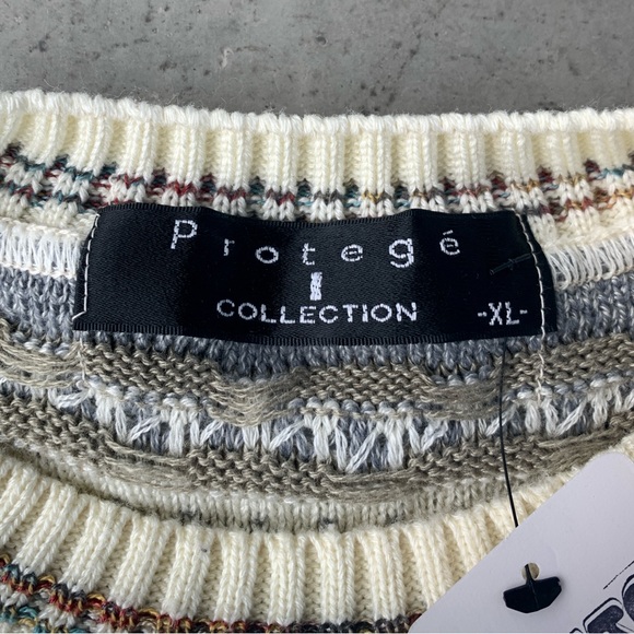 Vintage 90's Coogi Style Patterned 3D Knit Sweater - Picture 6 of 6